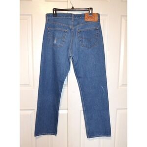 Levi Strauss Levi's 501 Button Fly Blue Jeans  Mens 34 x 30 INSEAM 29"  USA